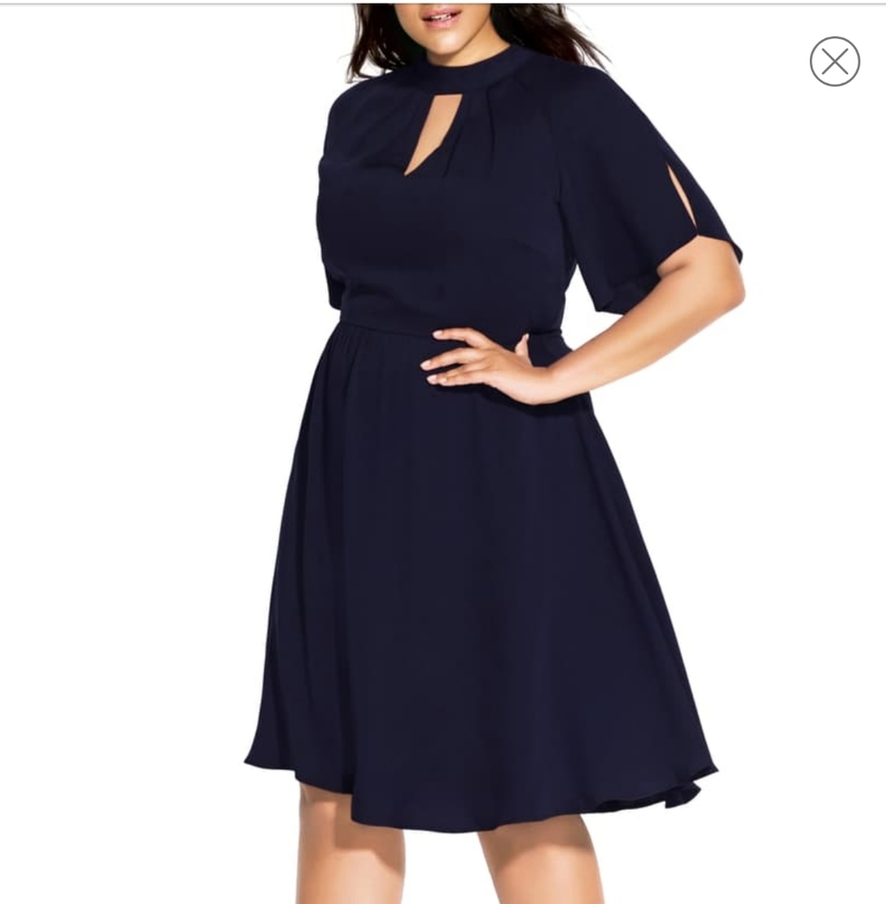 City Chic Fit & Flare Dress